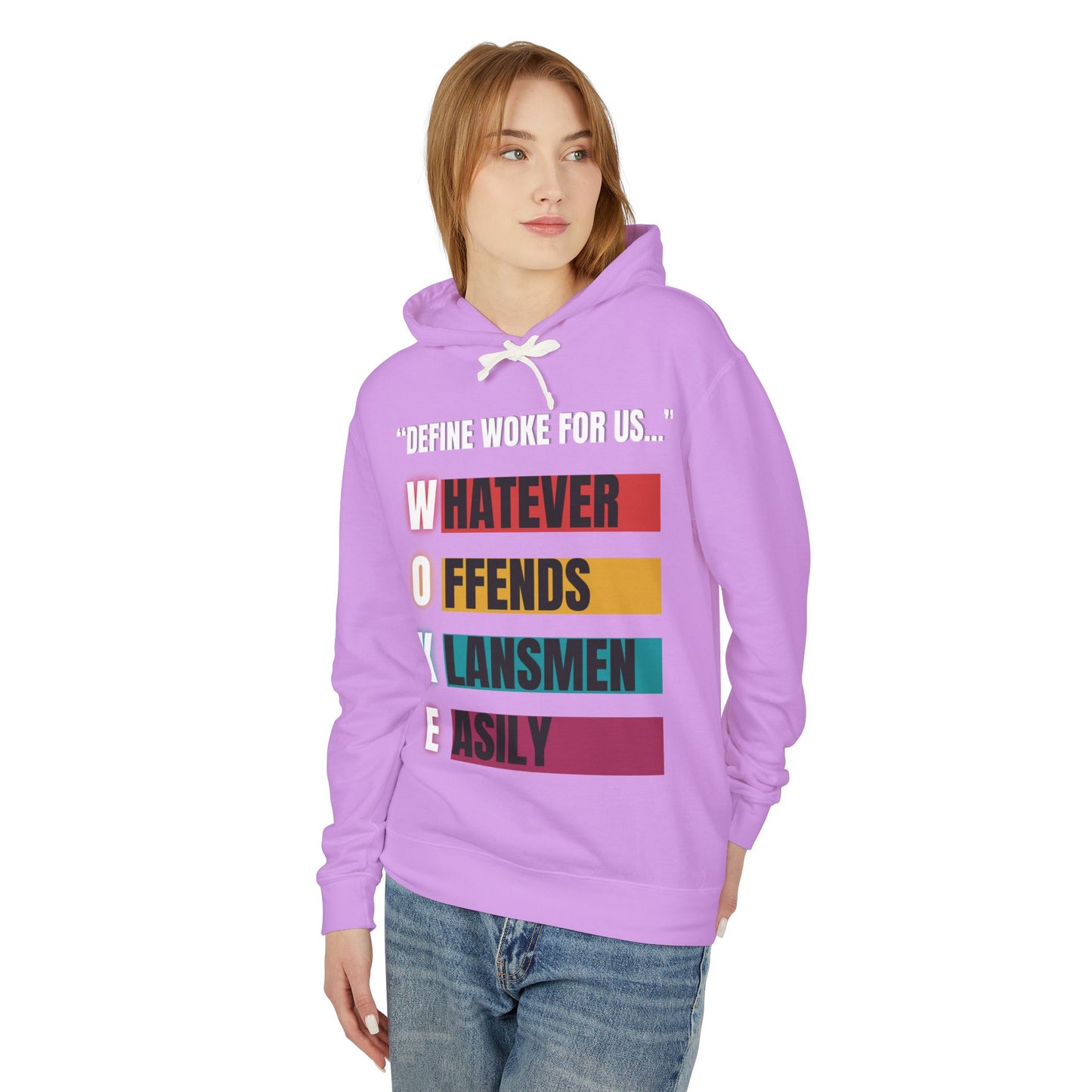 OMG it’s a WOKE Organic T-shirt: DEFINE WOKE: Whatever Offends Klansmen Easily