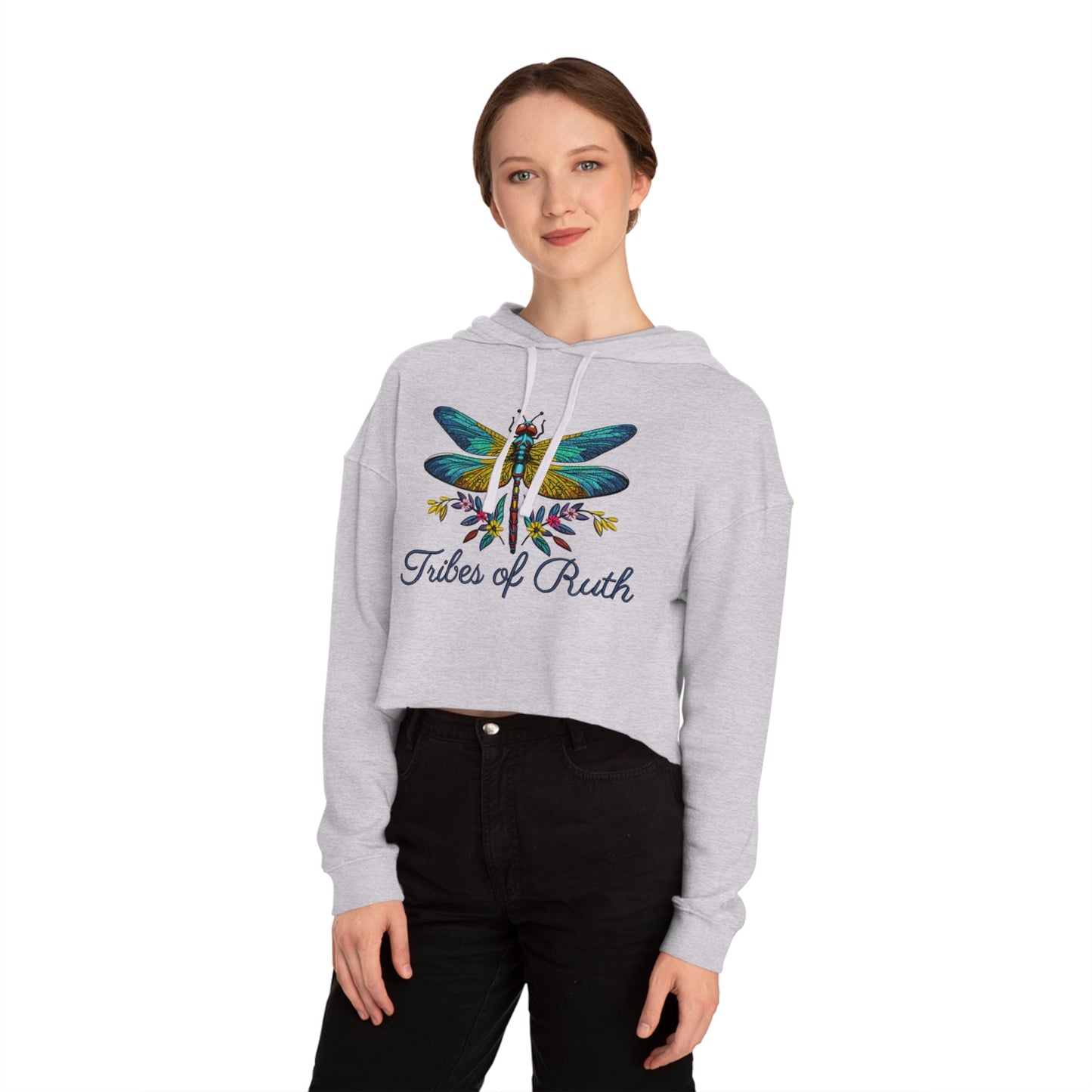 Tribes of Ruth ~ Women’s Cropped Hooded Sweatshirt