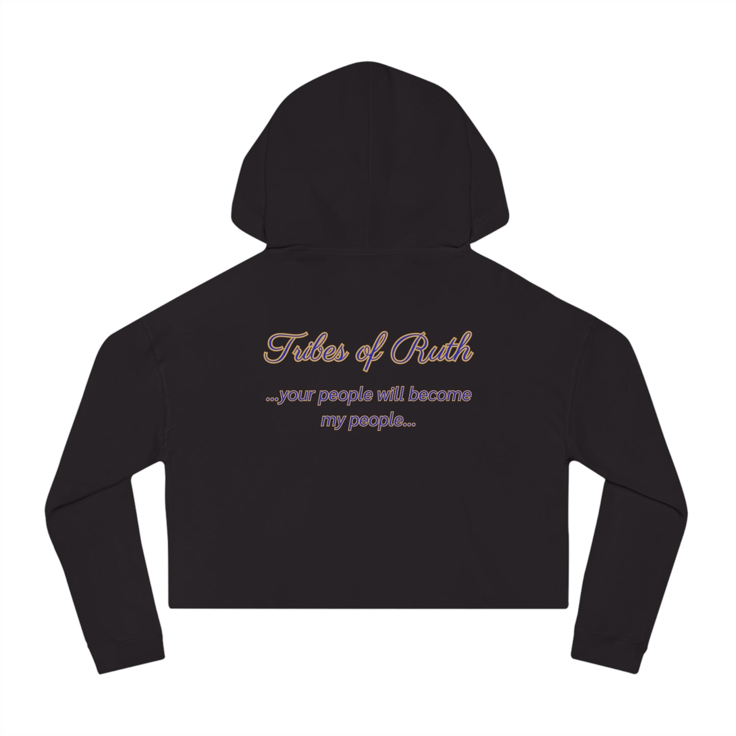 Tribes of Ruth ~ Women’s Cropped Hooded Sweatshirt