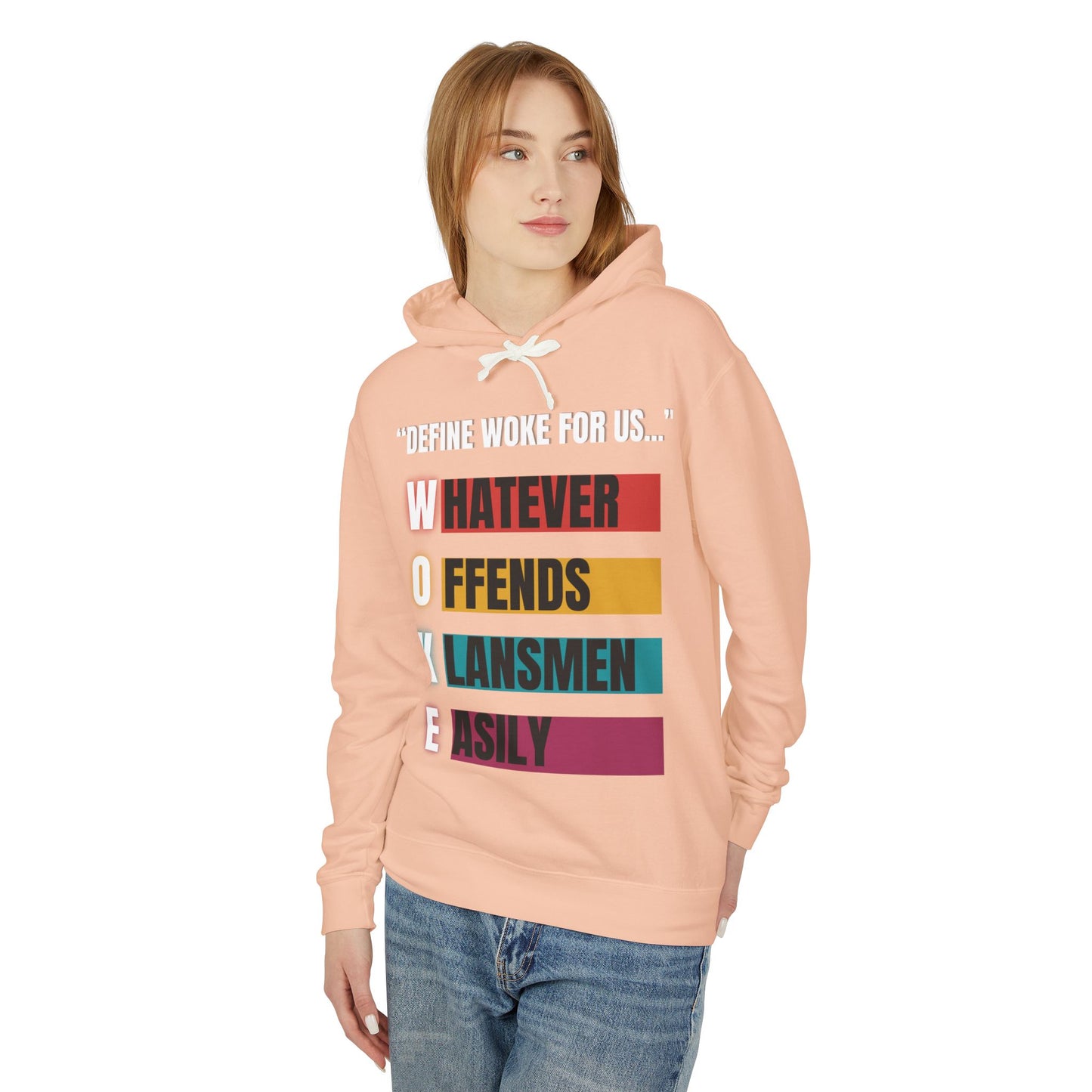 OMG it’s a WOKE Organic T-shirt: DEFINE WOKE: Whatever Offends Klansmen Easily