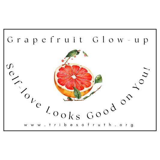 Grapefruit Glow-Up ~ Self-Love Looks Good On You! ~ Scented Soy CandlesSelf-Love Gift