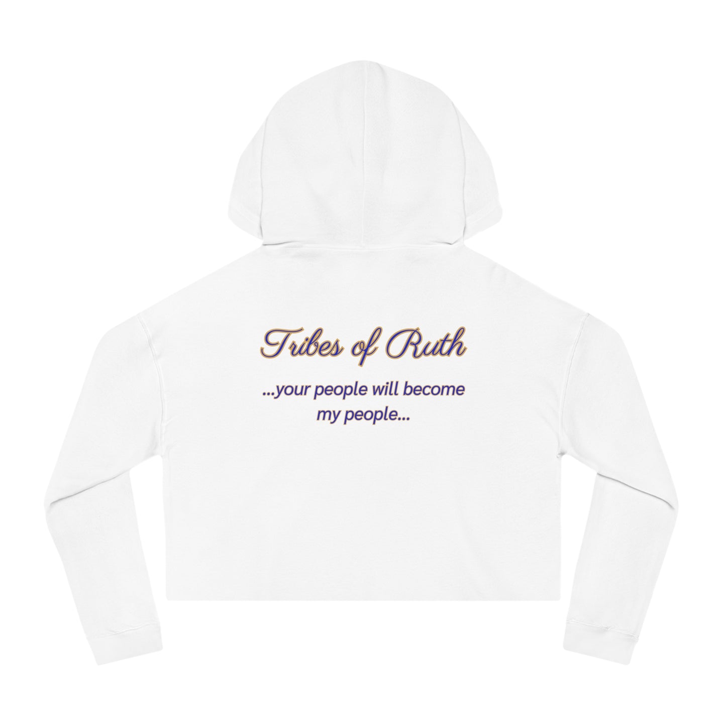 Tribes of Ruth ~ Women’s Cropped Hooded Sweatshirt