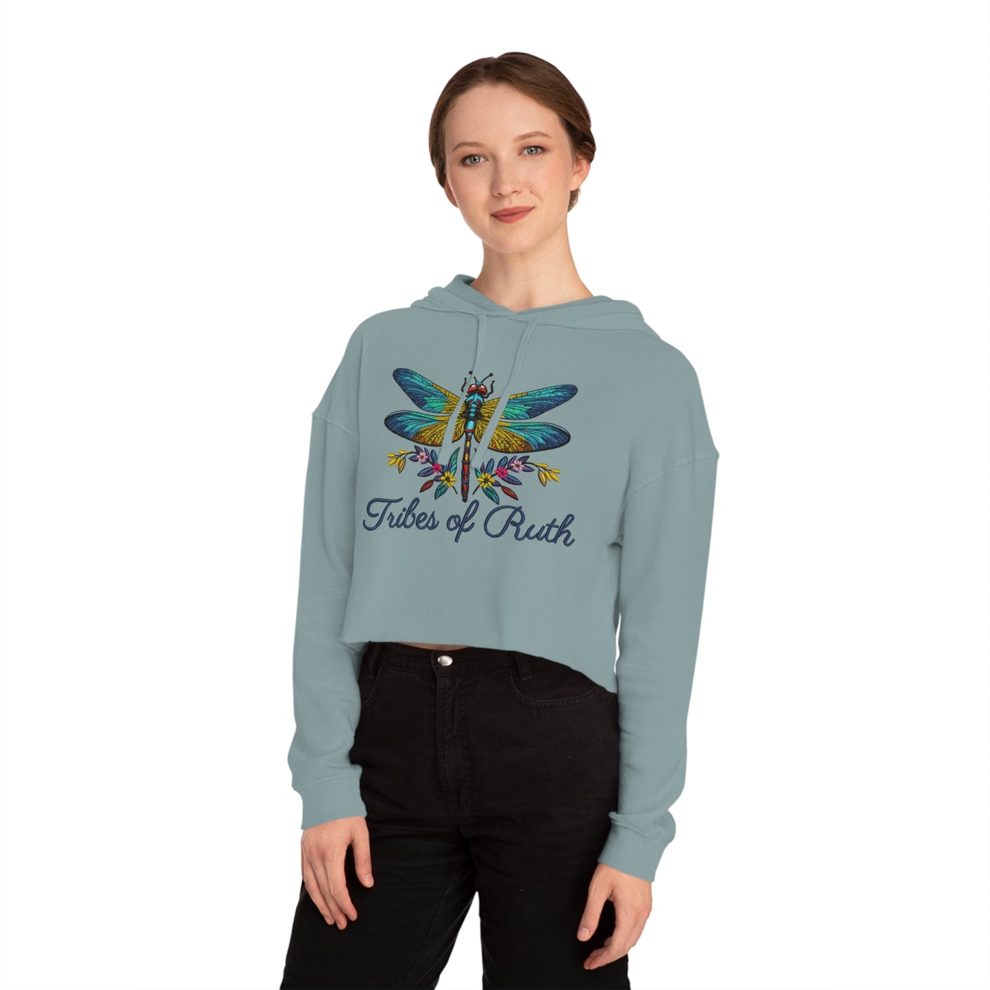 Tribes of Ruth ~ Women’s Cropped Hooded Sweatshirt