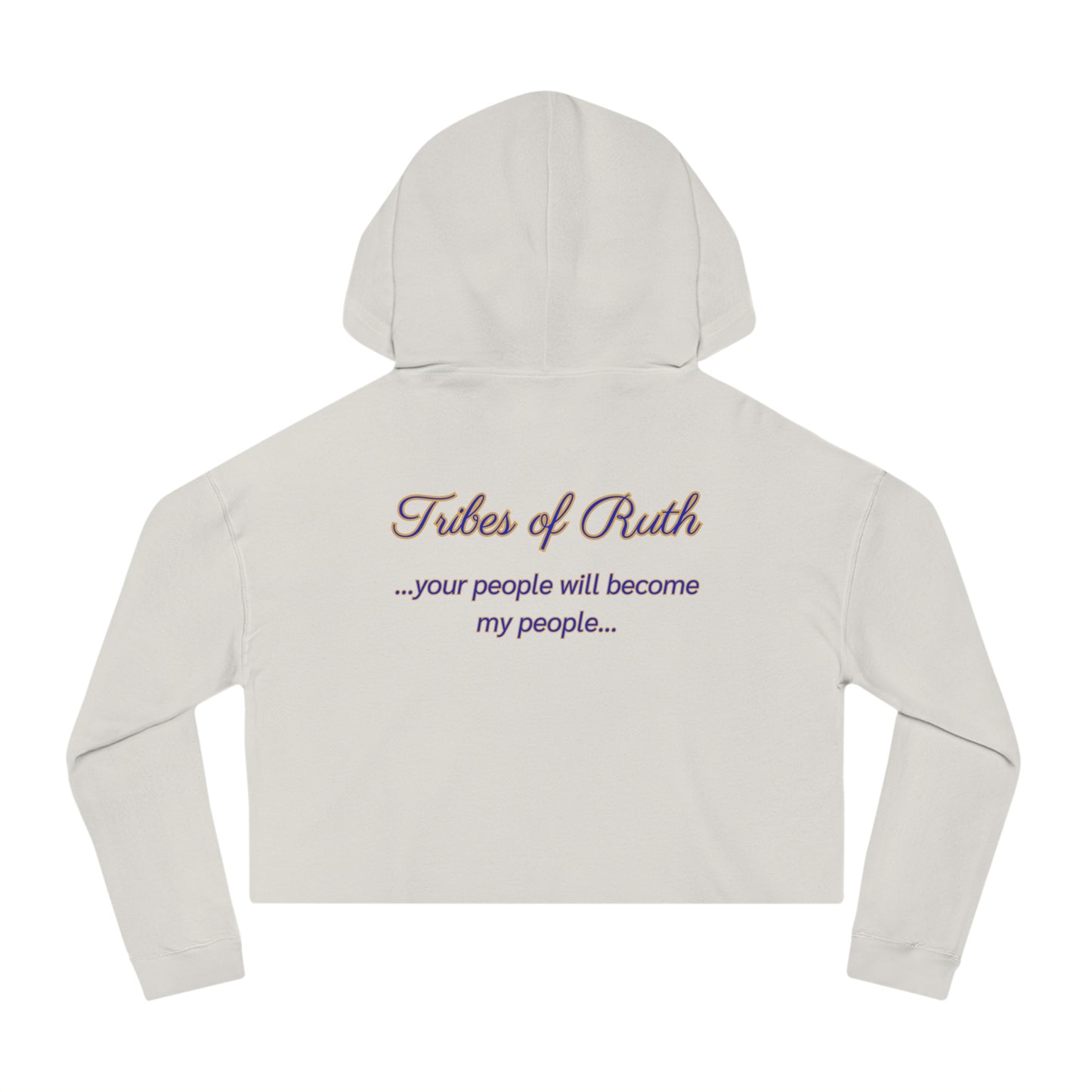 Tribes of Ruth ~ Women’s Cropped Hooded Sweatshirt